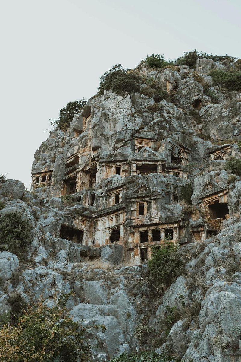 Myra rock tombs